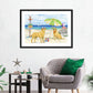 Frendorf | Hundestrandtag Horizontal I Wandkunst
