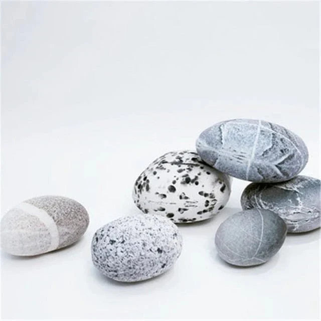 Frendorf | 6 Stück Kieselsteine Kissen Pillow