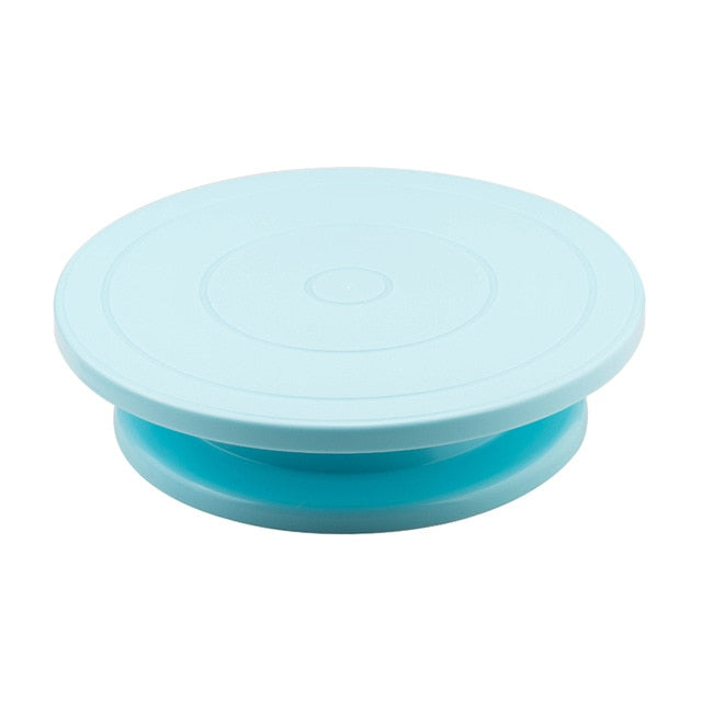 6Pcs Set Tortenteller Drehender Kuchenständer Rotating Table Kuchentisch