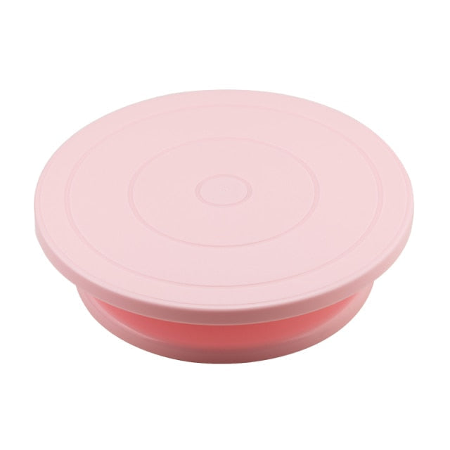 6Pcs Set Tortenteller Drehender Kuchenständer Rotating Table Kuchentisch
