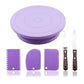 6Pcs Set Tortenteller Drehender Kuchenständer Rotating Table Kuchentisch