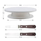 6Pcs Set Tortenteller Drehender Kuchenständer Rotating Table Kuchentisch