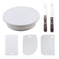 6Pcs Set Tortenteller Drehender Kuchenständer Rotating Table Kuchentisch