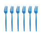 6er Set Gold Gabel Set Tee Kuchen Snack Gabel Geschirr Geschirr Sets