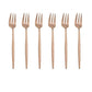 6er Set Gold Gabel Set Tee Kuchen Snack Gabel Geschirr Geschirr Sets