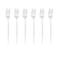 6er Set Gold Gabel Set Tee Kuchen Snack Gabel Geschirr Geschirr Sets