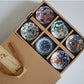 6 Stück/Los Vintage Wein Tee Tassen Set 80 ml Blau und Weiß Retro Teegeschirr Trinkgeschirr Chinesisches Teegeschirr Geschenk
