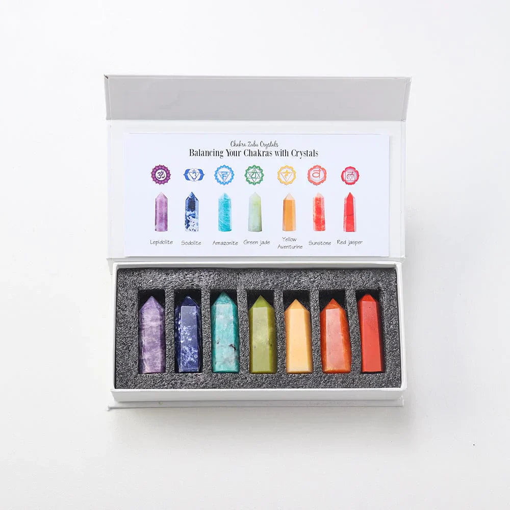 Frendorf | 7 Chakra Steine Set Geschenk