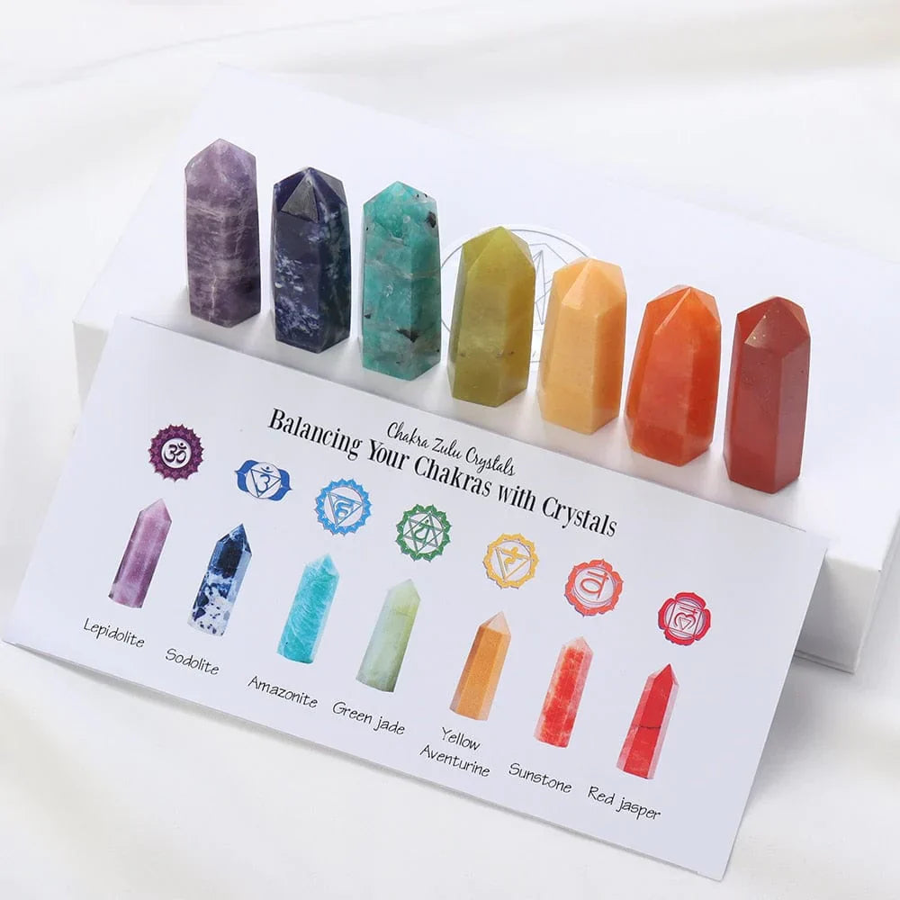 Frendorf | 7 Chakra Steine Set Geschenk
