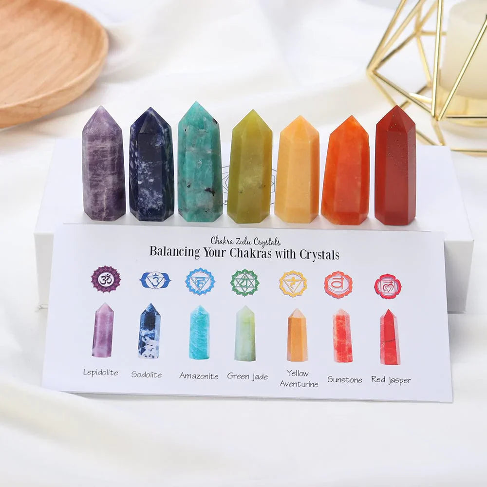 Frendorf | 7 Chakra Steine Set Geschenk