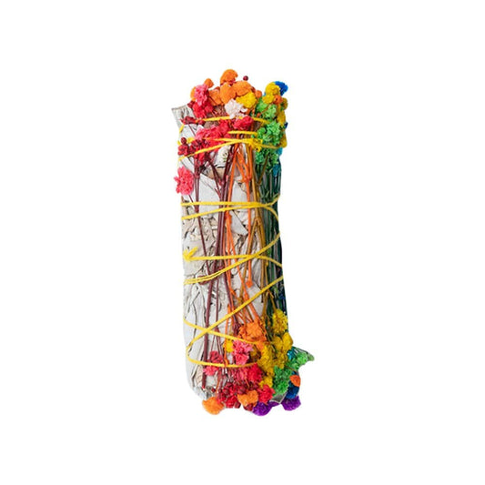 Frendorf | 7 Farben Mullein Blume & Weißer Salbei Smudge Bundle