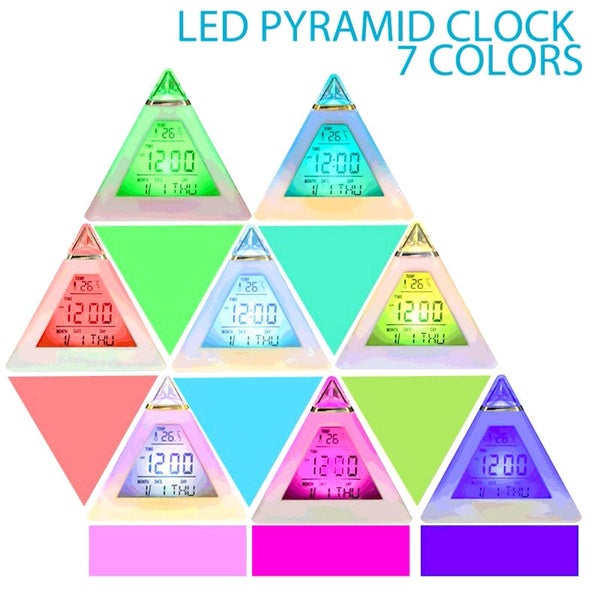 Frendorf | 7 Farben wechselnde LED Alarm Uhr