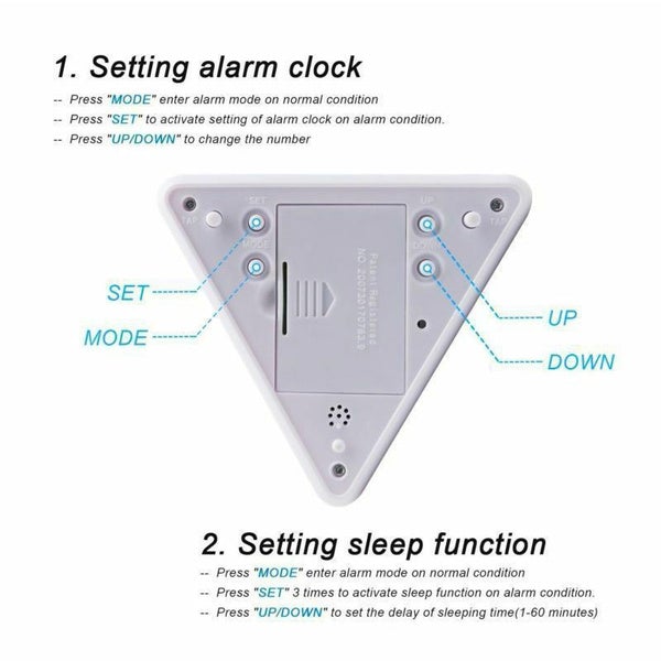 Frendorf | 7 Farben wechselnde LED Alarm Uhr