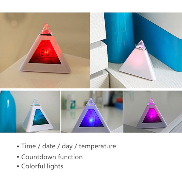 Frendorf | 7 Farben wechselnde LED Alarm Uhr