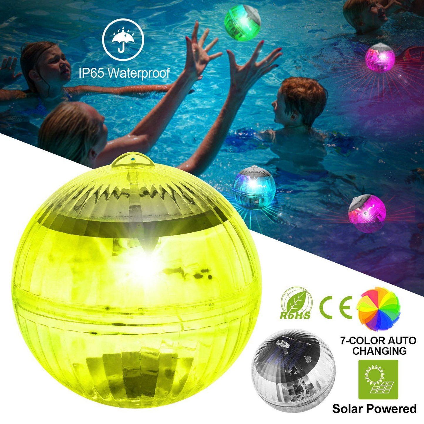 Frendorf | 7 Farben Solar LED Schwimmende Lichter