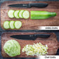 Frendorf | 7-teilige Set: Kochmesser, Brot, Tranchiermesser, Allzweckmesser, Schälmesser, Käse, Pizza