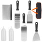 Frendorf | 7-teilige Set: Edelstahl BBQ Grill utensilien Werkzeuge