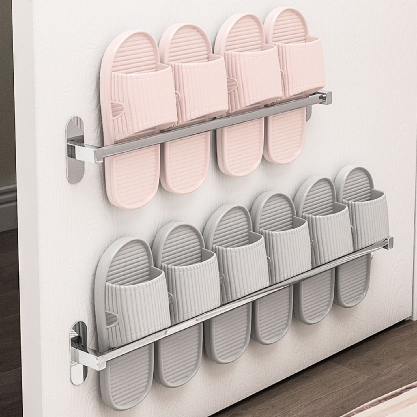 Frendorf | 2-Teiliges Edelstahl Rutschstand Modern Chrome Badezimmer Hardware Set