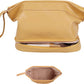 Frendorf | Abiudeng Große Make-up Tasche, Doppelschicht Kosmetiktasche, Reise Make-up Tasche, Leder Make-up Tasche, Kosmetische Reisetaschen, Tragbare Leder Kulturbeutel, Geräumige Kosmetiktasche für Frauen und Mädchen