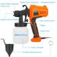 Frendorf | 700W Elektrische Farbsprühgerät Handheld mit 3 Sprühmuster 800ml