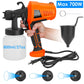Frendorf | 700W Elektrische Farbsprühgerät Handheld mit 3 Sprühmuster 800ml