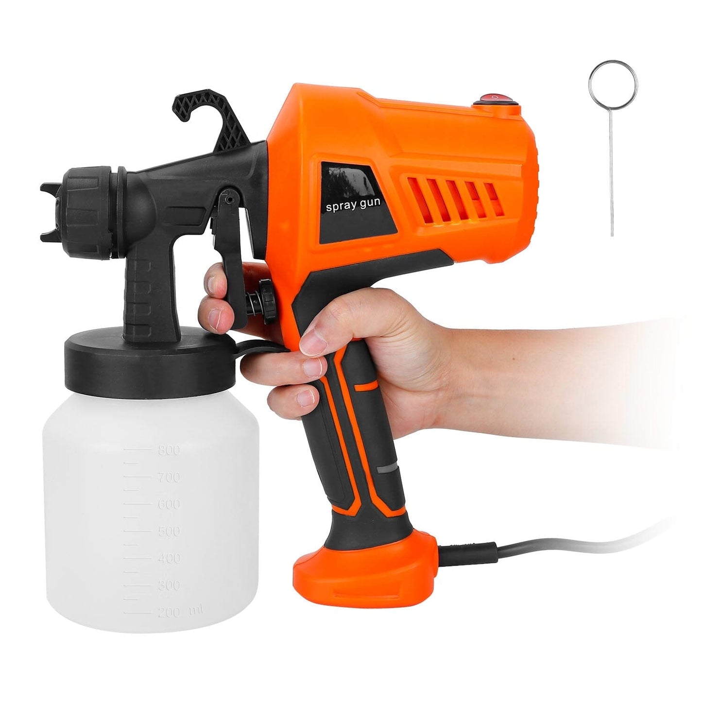 Frendorf | 700W Elektrische Farbsprühgerät Handheld mit 3 Sprühmuster 800ml