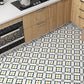 Frendorf | Multi-Tonal Stil Vinyl Plankenboden Peel and Stick Porzellanfliesen Look PVC Bodenbelag