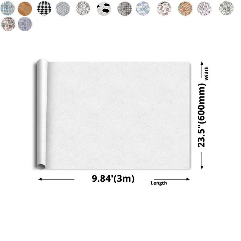 Frendorf | Multi-Tonal Stil Vinyl Plankenboden Peel and Stick Porzellanfliesen Look PVC Bodenbelag