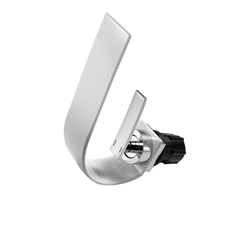 Frendorf | Badarmatur Messing Wasserfallauslauf Hebelgriff Waschbeckenarmatur