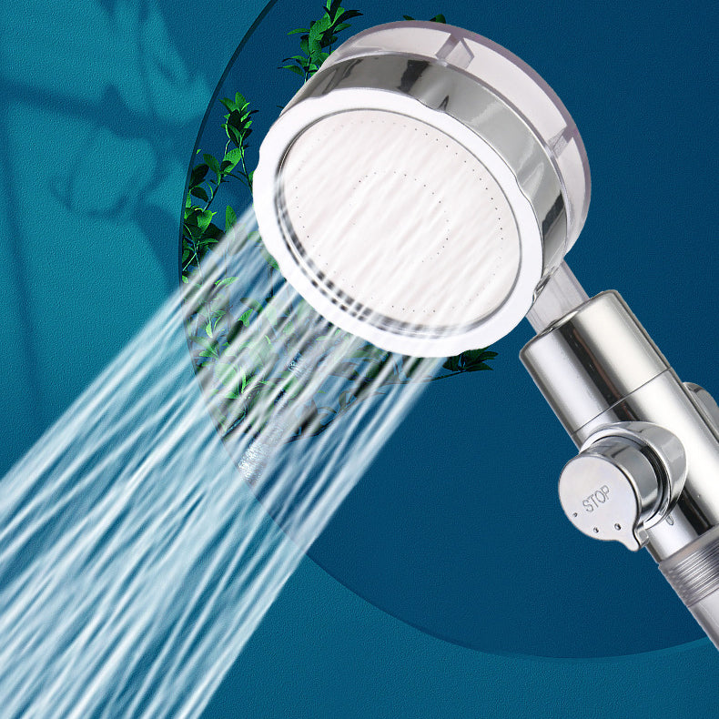 Frendorf | Kreativer Metall Duschkopf Einstellbarer Wasserfluss Runder Handheld Duschkopf