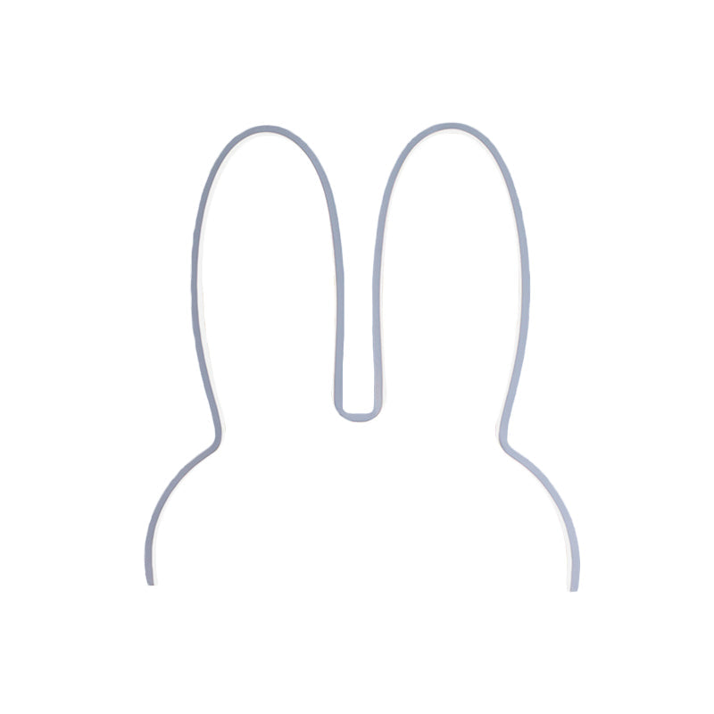Frendorf | Cartoon Rabbit Frame Wandlamp Verlichting Acryl LED Bedlamp Fixture in Wit/Zwart