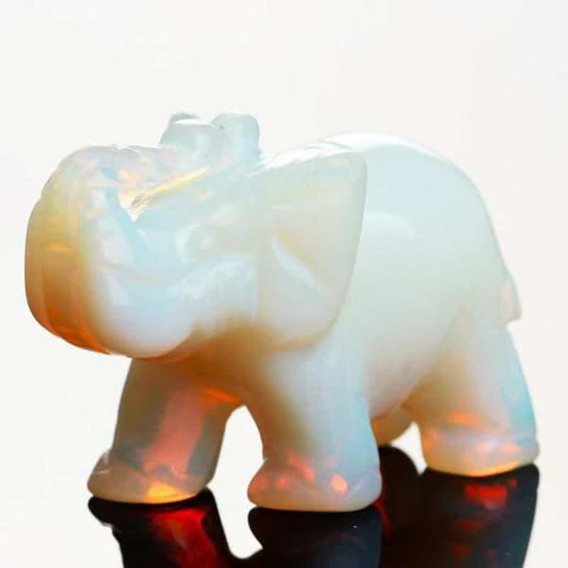 Frendorf Reiki Elefant Figuren Edelstein Dekoration