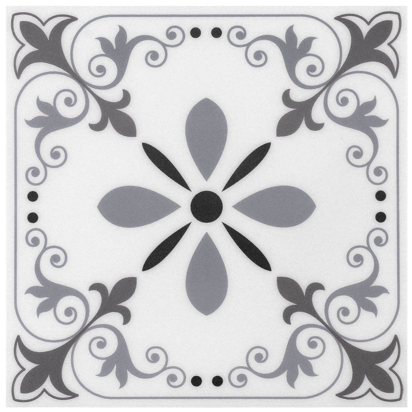 Frendorf | Print Kunststoff Peel & Stick Fliese Feldfliese für Küche und Badezimmer Rückwand