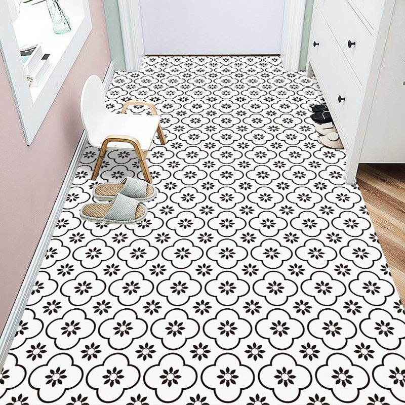 Frendorf | Kunststoff Peel & Stick Fliese quadratischer Druck Feldfliese für Küche und Bad