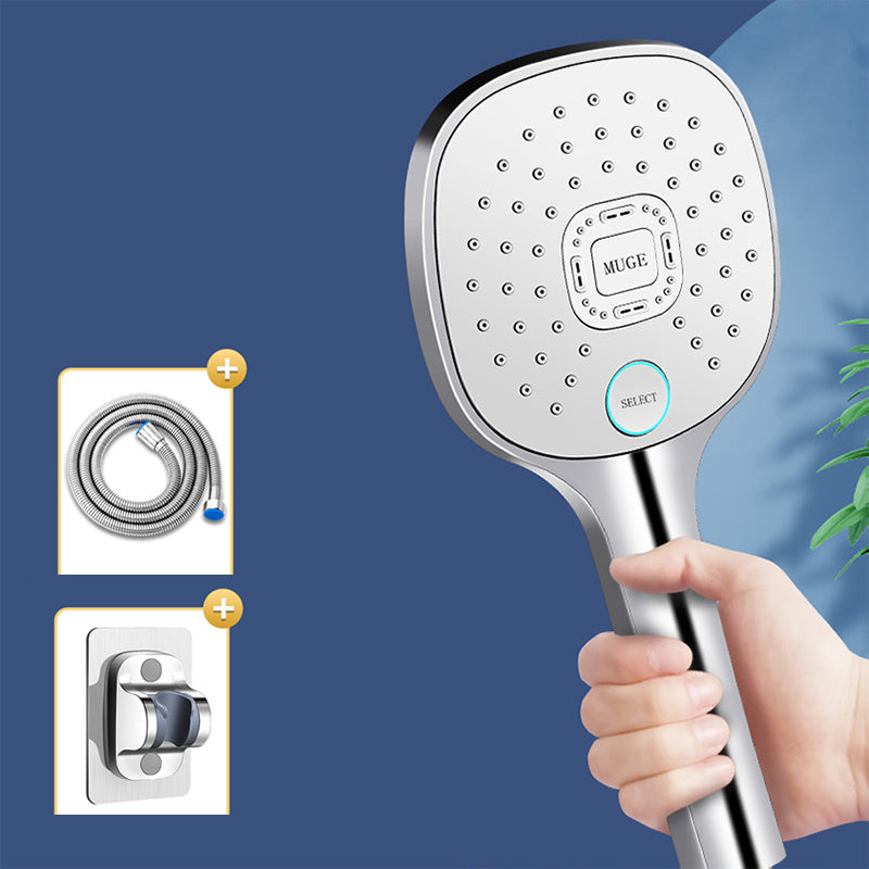 Frendorf | Zeitgenössischer Handheld Supercharged Duschkopf Quadratischer Metall Sprühkopf