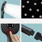 Frendorf | Zeitgenössischer Handheld Supercharged Duschkopf Quadratischer Metall Sprühkopf