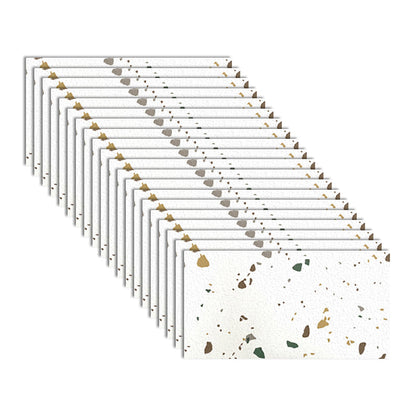 Frendorf | PVC Rechteckig 20 Pack 12" x 23" Peel & Stick Mosaikfliese Küche und Badezimmer