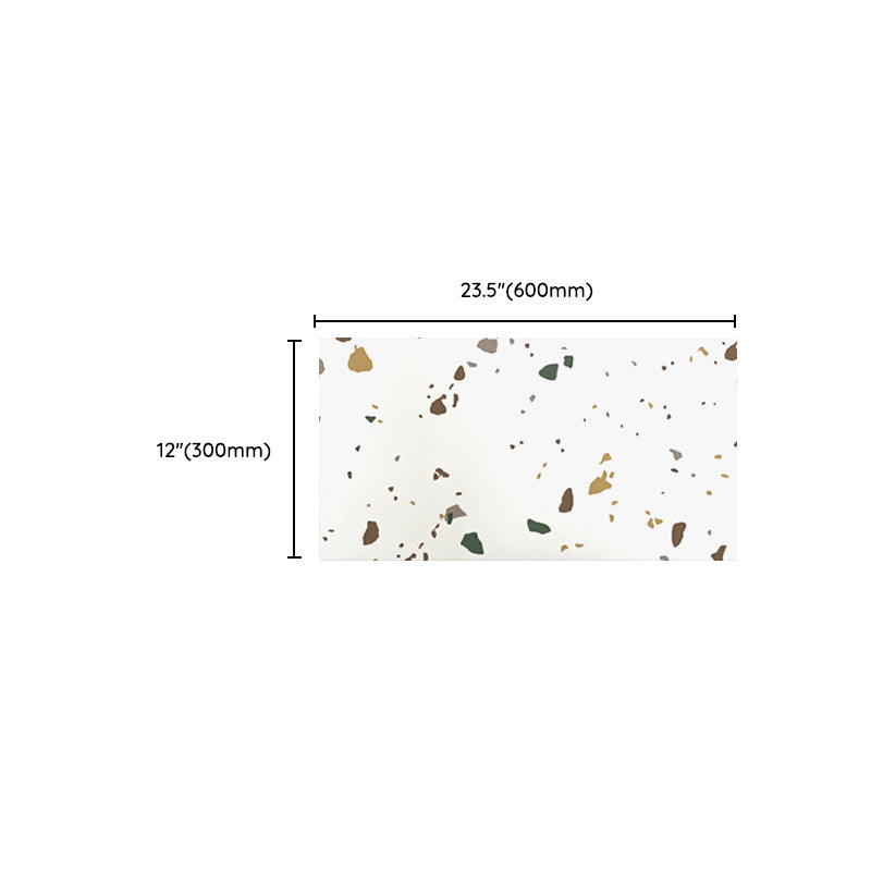 Frendorf | PVC Rechteckig 20 Pack 12" x 23" Peel & Stick Mosaikfliese Küche und Badezimmer