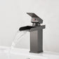Frendorf | Waschbecken Wasserfall Auslauf Einhandarmatur mit LED Licht