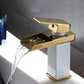 Frendorf | Waschbecken Wasserfall Auslauf Einhandarmatur mit LED Licht