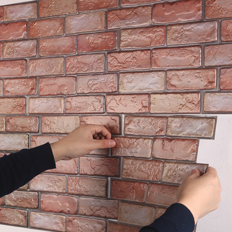 Frendorf | 3D Peel and Stick Fliesen Kunststoff Quadratische Peel and Stick Fliesen mit wasserdicht