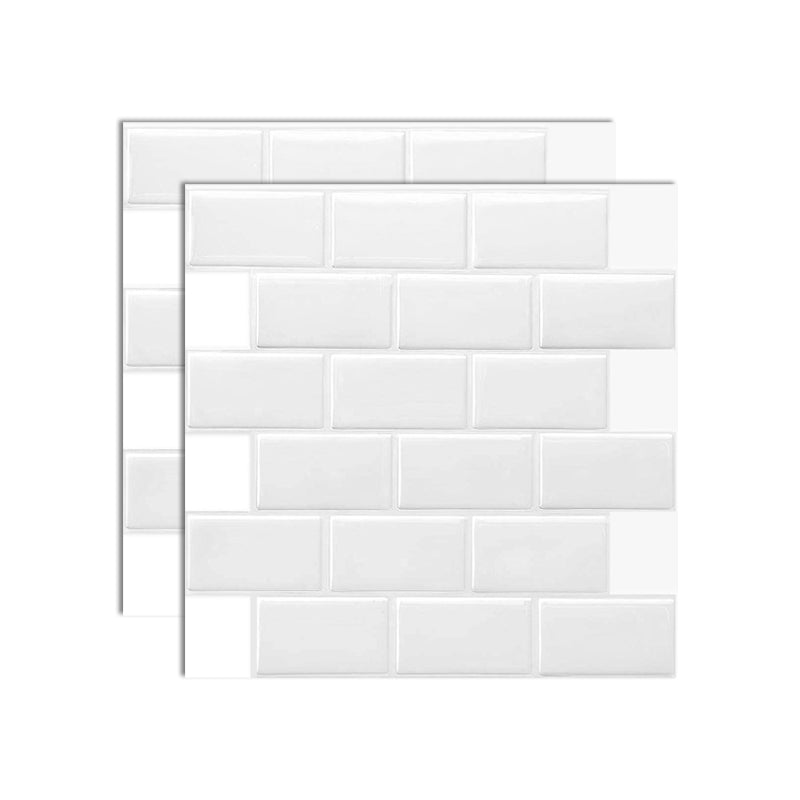 Frendorf | Kunststoff Peel & Stick U-Bahn Fliese Quadrat Peel and Stick Rückwand Fliese