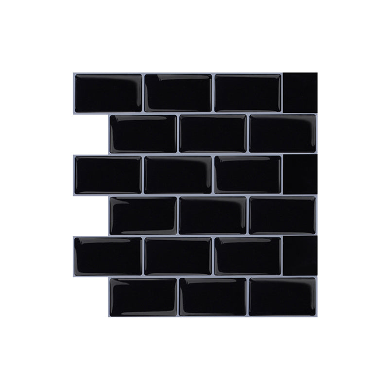 Frendorf | Kunststoff Peel & Stick U-Bahn Fliese Quadrat Peel and Stick Rückwand Fliese