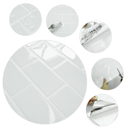 Frendorf | Kunststoff Peel & Stick U-Bahn Fliese Quadrat Peel and Stick Rückwand Fliese