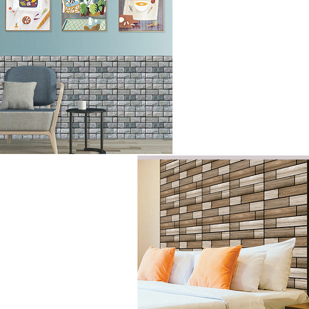 Frendorf | Kunststoff Peel and Stick Fliesen 3D Quadrat Wasserdicht Peel and Stick Fliesen