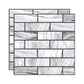 Frendorf | Kunststoff Peel and Stick Fliesen 3D Quadrat Wasserdicht Peel and Stick Fliesen