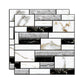 Frendorf | Kunststoff Peel and Stick Fliesen 3D Quadrat Wasserdicht Peel and Stick Fliesen