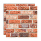 Frendorf | Kunststoff Peel and Stick Fliesen 3D Quadrat Wasserdicht Peel and Stick Fliesen