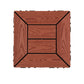 Frendorf | 12" X 12" PVC 6-Slat Quadrat Patio Fliesen Schnappfit Installation Außenbodenfliesen