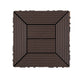 Frendorf | 12" X 12" PVC 6-Slat Quadrat Patio Fliesen Schnappfit Installation Außenbodenfliesen